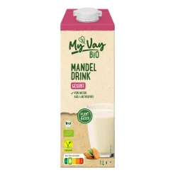 MYVAY Bio Mandeldrink* Vegane Fertigprodukte & Vorräte Bei Aldi Nord.|Milchersatz & Käseersatz Bei Aldi Nord.