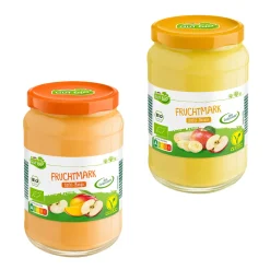 GUT BIO Bio-Fruchtmark* Obstkonserven Bei Aldi Nord.|Vegane Fertigprodukte & Vorräte Bei Aldi Nord.
