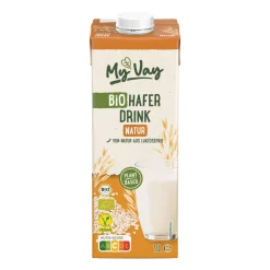 MYVAY Bio-Haferdrink Natur* Milchersatz & Käseersatz Bei Aldi Nord.