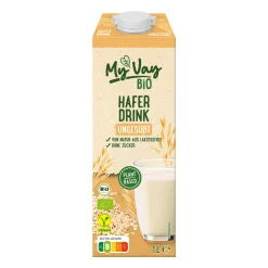MYVAY Bio-Haferdrink Ungesüßt* Milchersatz & Käseersatz Bei Aldi Nord.