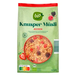 BIO -Knuspermüsli* Haferflocken, Müsli & Müsliriegel Bei Aldi Nord.