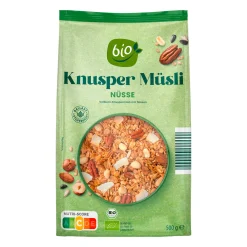 BIO -Knuspermüsli* Haferflocken, Müsli & Müsliriegel Bei Aldi Nord.