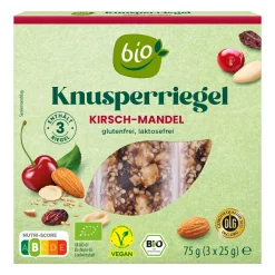 BIO -Knusperriegel* Haferflocken, Müsli & Müsliriegel Bei Aldi Nord.