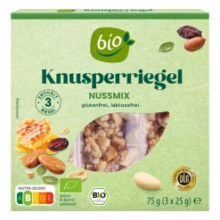 BIO -Knusperriegel* Haferflocken, Müsli & Müsliriegel Bei Aldi Nord.