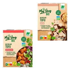 MYVAY Bio-Tofu* Veganer Fleischersatz Bei Aldi Nord.