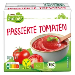 GUT BIO Bio-Tomaten* Gemüsekonserven Bei Aldi Nord.|Vegane Fertigprodukte & Vorräte Bei Aldi Nord.
