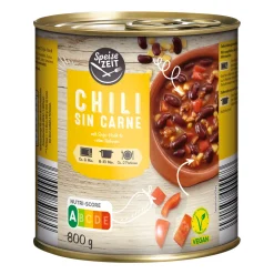 SPEISEZEIT Chili con / sin Carne* Suppen & Eintöpfe Bei Aldi Nord.