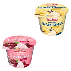 MILSANI Cremiger Quark-Genuss* Joghurt, Quark & Milchdesserts Bei Aldi Nord.