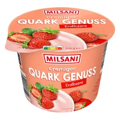 MILSANI Cremiger Quark-Genuss* Joghurt, Quark & Milchdesserts Bei Aldi Nord.