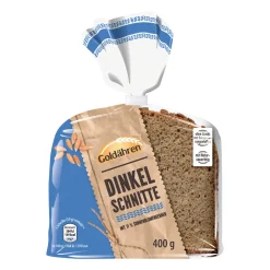 GOLDÄHREN Dinkelbrot Schnitte mit Sonnenblumenkernen* Brot & Toast Bei Aldi Nord.