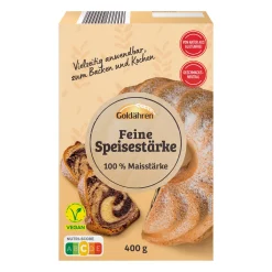 GOLDÄHREN Feine Speisestärke* Backzutaten, Backmischungen & Dekor Bei Aldi Nord.|Vegane Fertigprodukte & Vorräte Bei Aldi Nord.