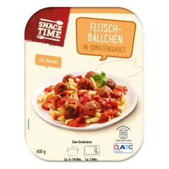 SNACK TIME Fertiggericht* Fertiggerichte Für Mikrowelle & Pfanne Bei Aldi Nord.