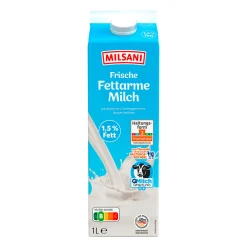 MILSANI Fettarme Frischmilch* Milch & Milchgetränke Bei Aldi Nord.