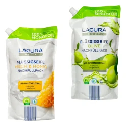 LACURA Flüssigseife Nachfüllbeutel* Seife Und Handpflege Bei Aldi Nord.