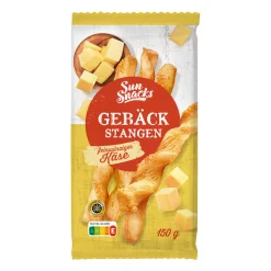 SUN SNACKS Gebäckstangen* Chips & Salzgebäck Bei Aldi Nord.