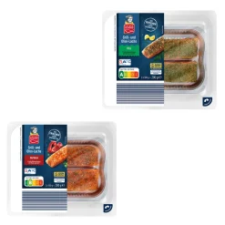 GOLDEN SEAFOOD Grill- und Ofenlachs* Frischer Fisch & Räucherfisch Bei Aldi Nord.|Grillfisch & Meeresfrüchte Im Grillsortiment Von Aldi Nord.