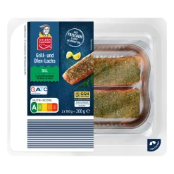 GOLDEN SEAFOOD Grill- und Ofenlachs* Frischer Fisch & Räucherfisch Bei Aldi Nord.|Grillfisch & Meeresfrüchte Im Grillsortiment Von Aldi Nord.
