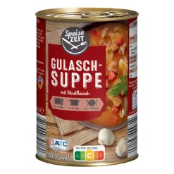 SPEISEZEIT Gulaschsuppe* Suppen & Eintöpfe Bei Aldi Nord.
