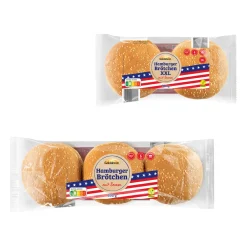 GOLDÄHREN Hamburger-Brötchen* Vegane Fertigprodukte & Vorräte Bei Aldi Nord.|Brot & Toast Bei Aldi Nord.