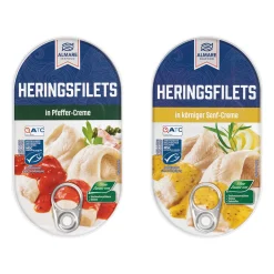 ALMARE Heringsfilets* Dosenfisch & Tiefkühlfisch Bei Aldi Nord