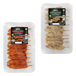 BBQ Hähnchenfilet-Spieße* Grillfleisch & Grillwurst Bei Aldi Nord.|Veganes & Vegetarisches Grillgut Bei Aldi Nord.·Grillfleisch & Grillwurst Bei Aldi Nord.