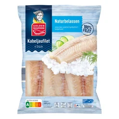 GOLDEN SEAFOOD Kabeljaufilet* Dosenfisch & Tiefkühlfisch Bei Aldi Nord