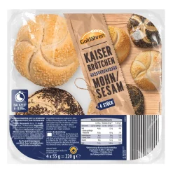 GOLDÄHREN Kaiserbrötchen* Brötchen & Croissants Bei Aldi Nord.