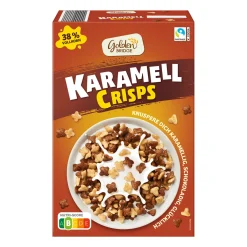 GOLDEN BRIDGE Karamell Crisps* Cornflakes & Cerealien Bei Aldi Nord.
