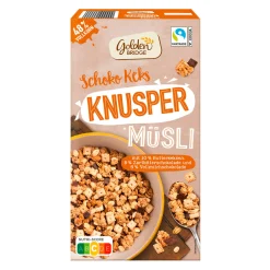 GOLDEN BRIDGE Knuspermüsli* Haferflocken, Müsli & Müsliriegel Bei Aldi Nord.