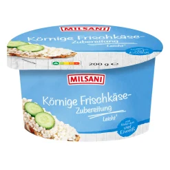 MILSANI Körniger Frischkäse* Frischkäse & Weichkäse Bei Aldi Nord.