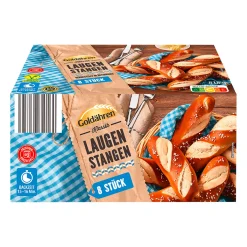 GOLDÄHREN Laugenstangen / -brezen zum Aufbacken* Brötchen & Croissants Bei Aldi Nord.