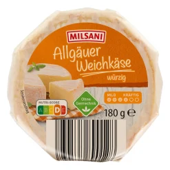 MILSANI Limburger / Allgäuer* Frischkäse & Weichkäse Bei Aldi Nord.