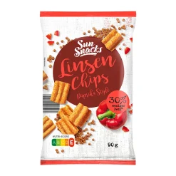 SUN SNACKS Linsenchips* Chips & Salzgebäck Bei Aldi Nord.