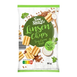 SUN SNACKS Linsenchips* Chips & Salzgebäck Bei Aldi Nord.