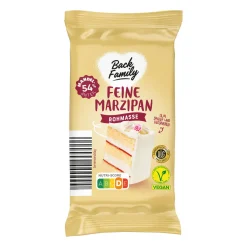 BACK FAMILY Marzipan-Rohmasse* Backzutaten, Backmischungen & Dekor Bei Aldi Nord.|Vegane Fertigprodukte & Vorräte Bei Aldi Nord.