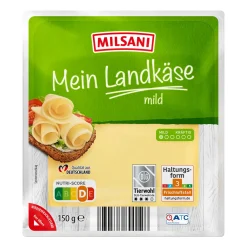 MILSANI Mein Landkäse* Scheibenkäse & Geriebener Käse Bei Aldi Nord.