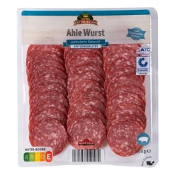 GUT DREI EICHEN Mettwurst-Spezialität* Wurstaufschnitt & Streichwurst Bei Aldi Nord.