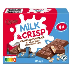CHOCEUR Milk & Crisp* Schokoriegel Bei Aldi Nord.