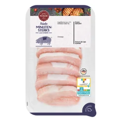 MEINE METZGEREI Minutensteaks* Schweinefleisch Bei Aldi Nord.