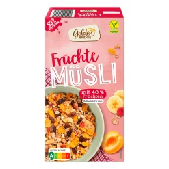 GOLDEN BRIDGE Müsli* Haferflocken, Müsli & Müsliriegel Bei Aldi Nord.