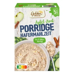 GOLDEN BRIDGE Porridge* Haferflocken, Müsli & Müsliriegel Bei Aldi Nord.