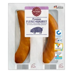 MEINE METZGEREI Premium Fleischwurst* Schweinefleisch Bei Aldi Nord.|Würstchen & Snackwurst Bei Aldi Nord.