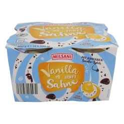MILSANI Pudding trifft Sahne* Desserts & Süßspeisen Bei Aldi Nord.