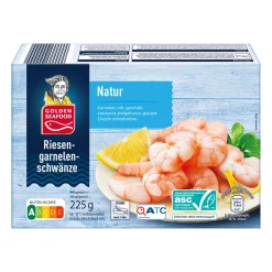 GOLDEN SEAFOOD Riesengarnelenschwänze* Garnelen & Weitere Meeresfrüchte Bei Aldi Nord
