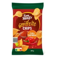 SUN SNACKS Riffle-Chips* Chips & Salzgebäck Bei Aldi Nord.|Vegane Süßigkeiten & Snacks Bei Aldi Nord.