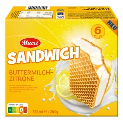 MUCCI Sandwich-Eis* Waffeleis & Eis Am Stiel Bei Aldi Nord.|Veganes & Vegetarisches Grillgut Bei Aldi Nord.·Saisonales Eis & Sommerliche Desserts: Dein Sommer 2026 Bei Aldi Nord.