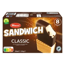 MUCCI Sandwich-Eis* Waffeleis & Eis Am Stiel Bei Aldi Nord.