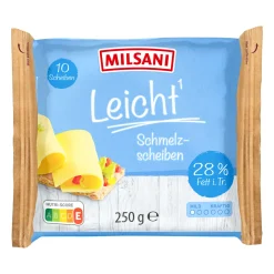 MILSANI Schmelzkäsescheiben* Scheibenkäse & Geriebener Käse Bei Aldi Nord.