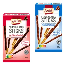 BISCOTTO Schoko-&-Keks-Sticks* Kekse & Cookies Bei Aldi Nord.