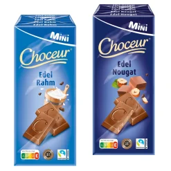 CHOCEUR Schoko-Täfelchen* Schokolade Bei Aldi Nord.
